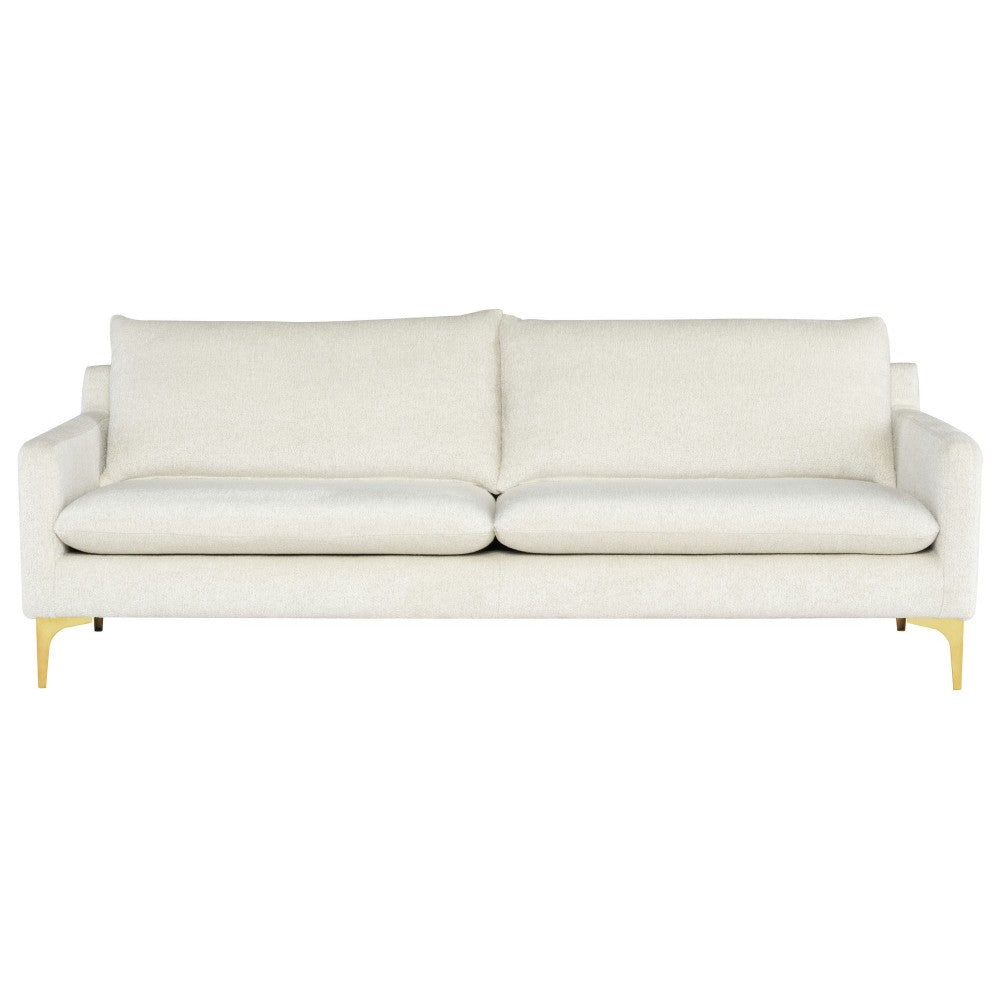 Anders Coconut Fabric Triple Seat Sofa, HGSC853