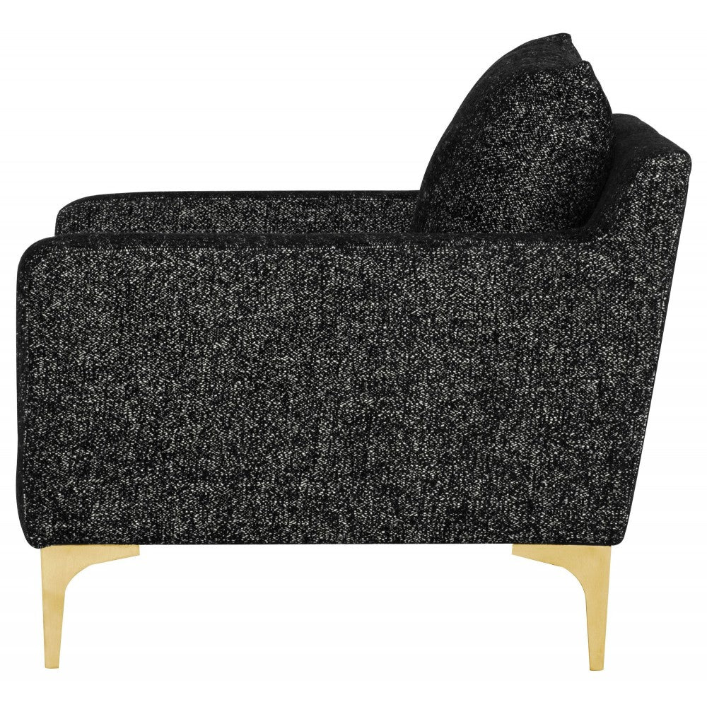 Anders Salt & Pepper Fabric Single Seat Sofa, HGSC842