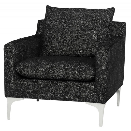 Anders Salt & Pepper Fabric Single Seat Sofa, HGSC844