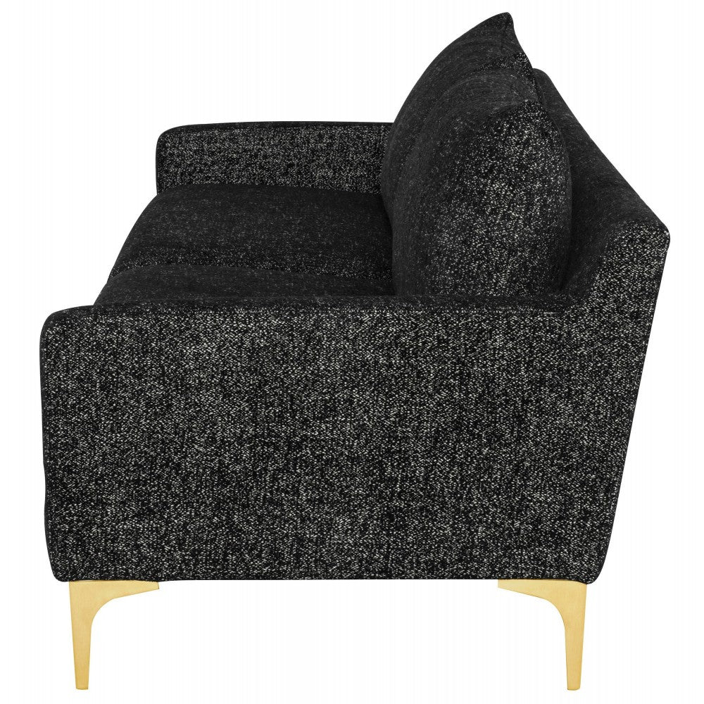 Anders Salt & Pepper Fabric Triple Seat Sofa, HGSC854