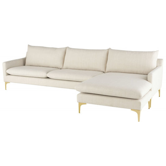 Anders Sand Fabric Sectional Sofa, HGSC482