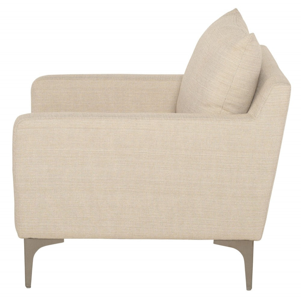 Anders Sand Fabric Single Seat Sofa, HGSC105