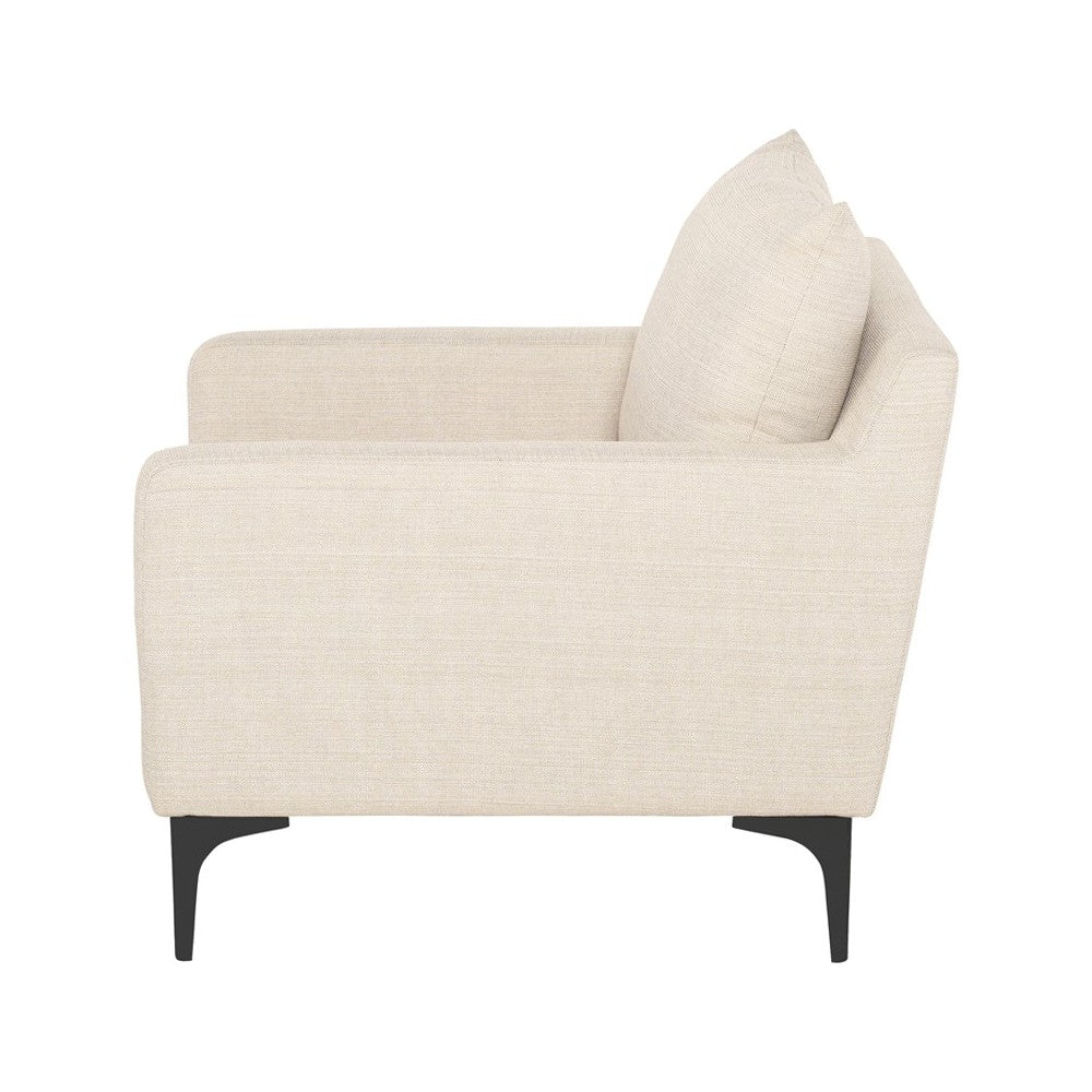 Anders Sand Fabric Single Seat Sofa, HGSC502