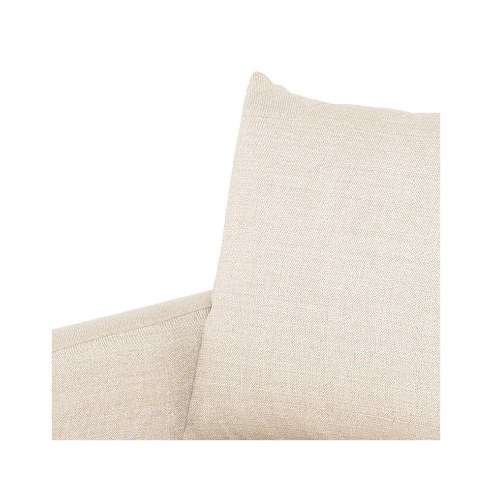 Anders Sand Fabric Triple Seat Sofa, HGSC494