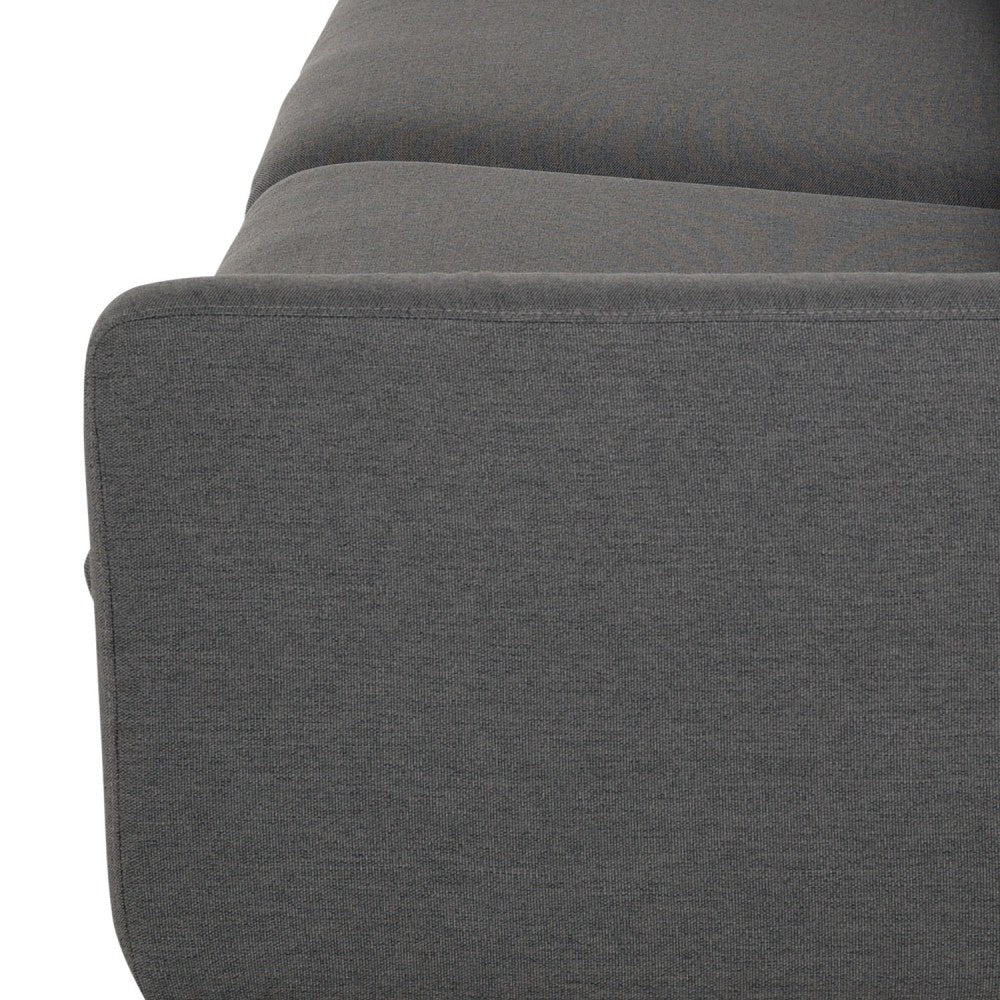 Anders Slate Gray Fabric Triple Seat Sofa, HGSC495