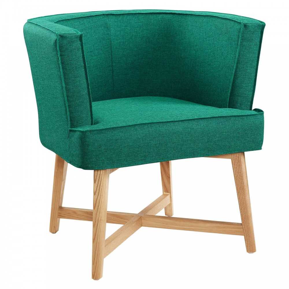 Anders Upholstered Fabric Accent Chair, Teal