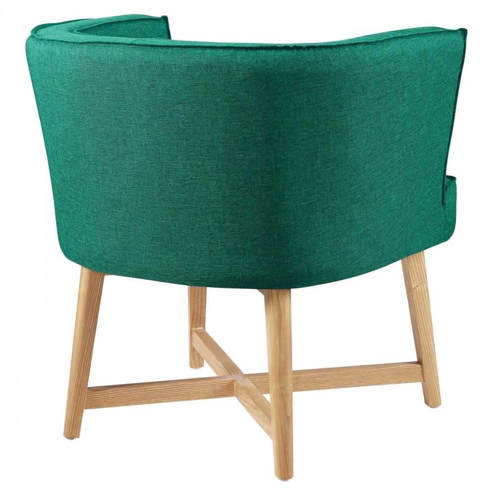 Anders Upholstered Fabric Accent Chair, Teal