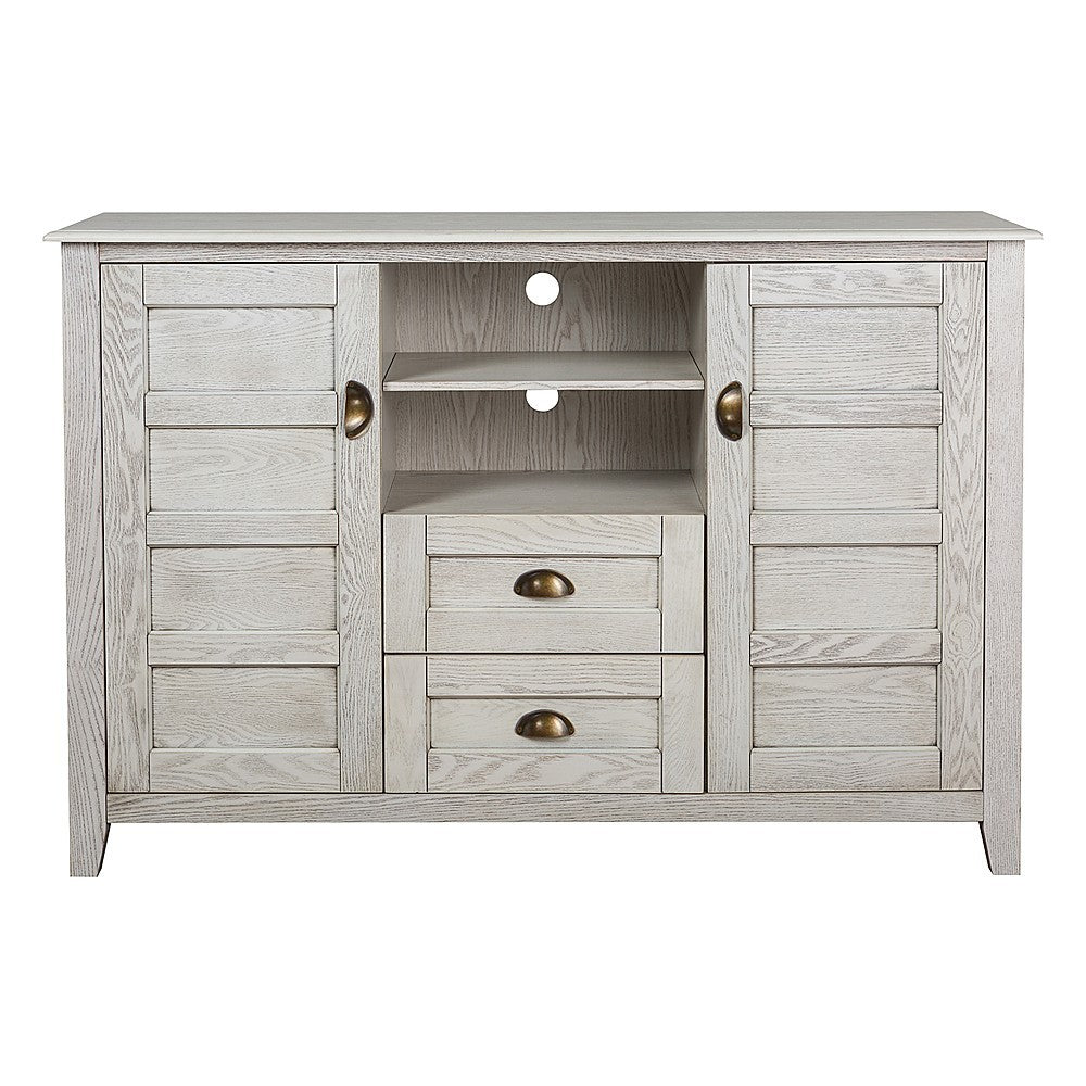 angelo:HOME 52" Rustic TV Stand - White Wash