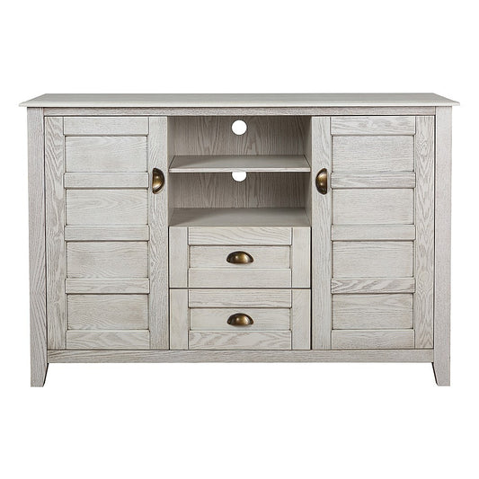 angelo:HOME 52" Rustic TV Stand - White Wash