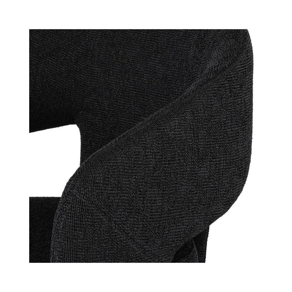 Anise Activated Charcoal Fabric Dining Chair