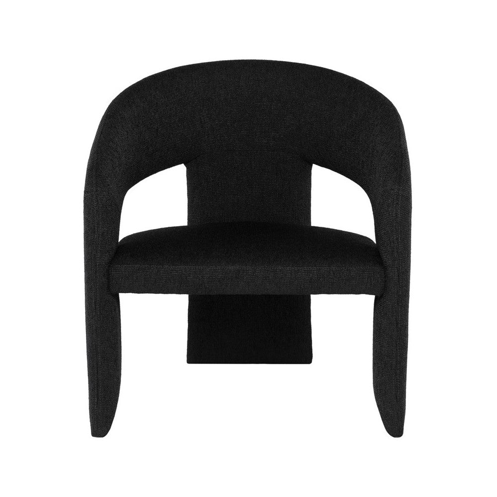 Anise Activated Charcoal Fabric Occasional Chair