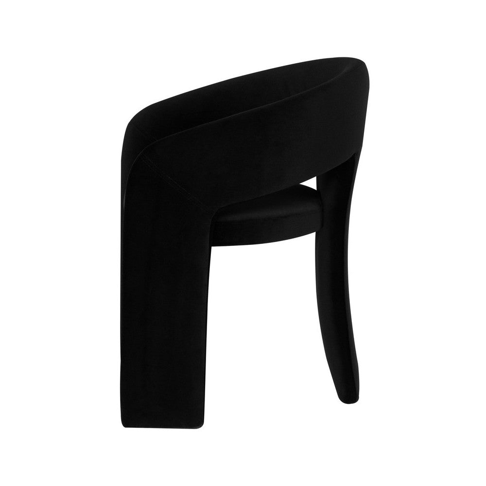 Anise Black Fabric Dining Chair