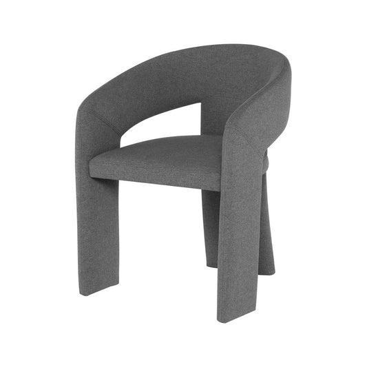Anise Shale Gray Fabric Dining Chair
