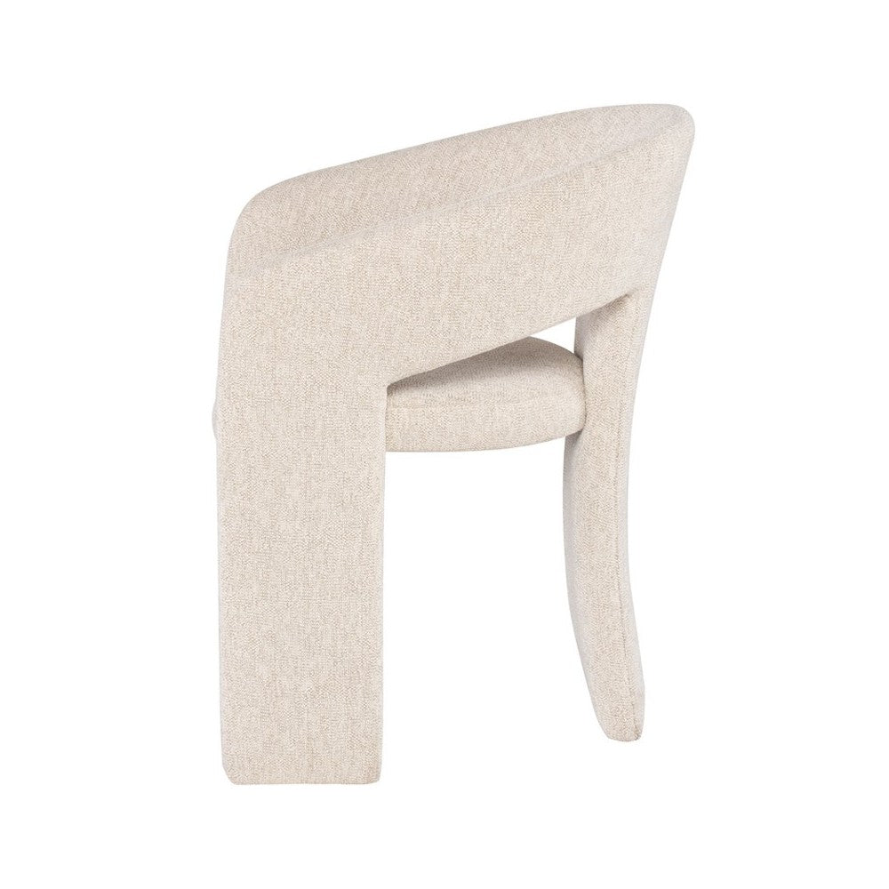 Anise Shell Fabric Dining Chair