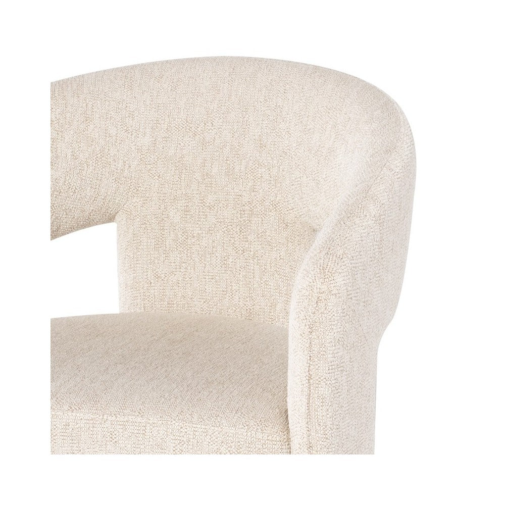 Anise Shell Fabric Dining Chair