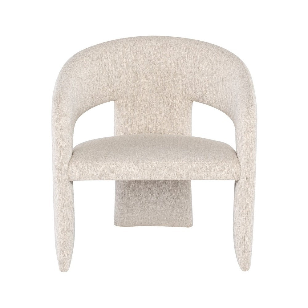 Anise Shell Fabric Occasional Chair