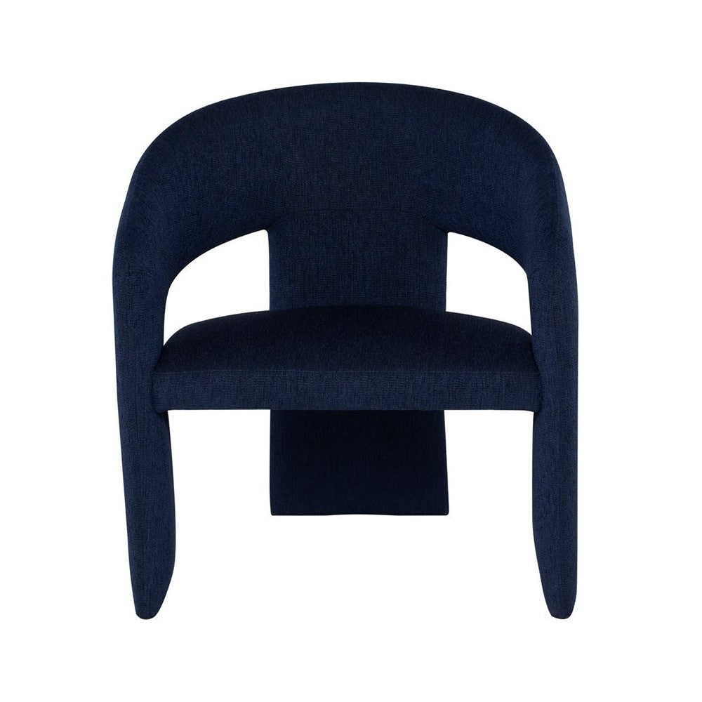 Anise True Blue Fabric Occasional Chair