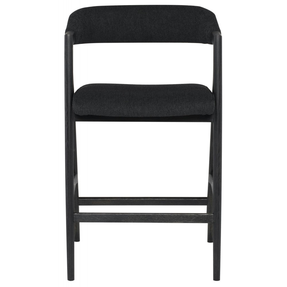 Anita Activated Charcoal Fabric Counter Stool