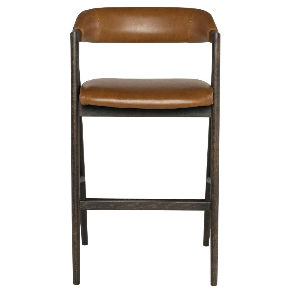 Anita Desert Leather Bar Stool