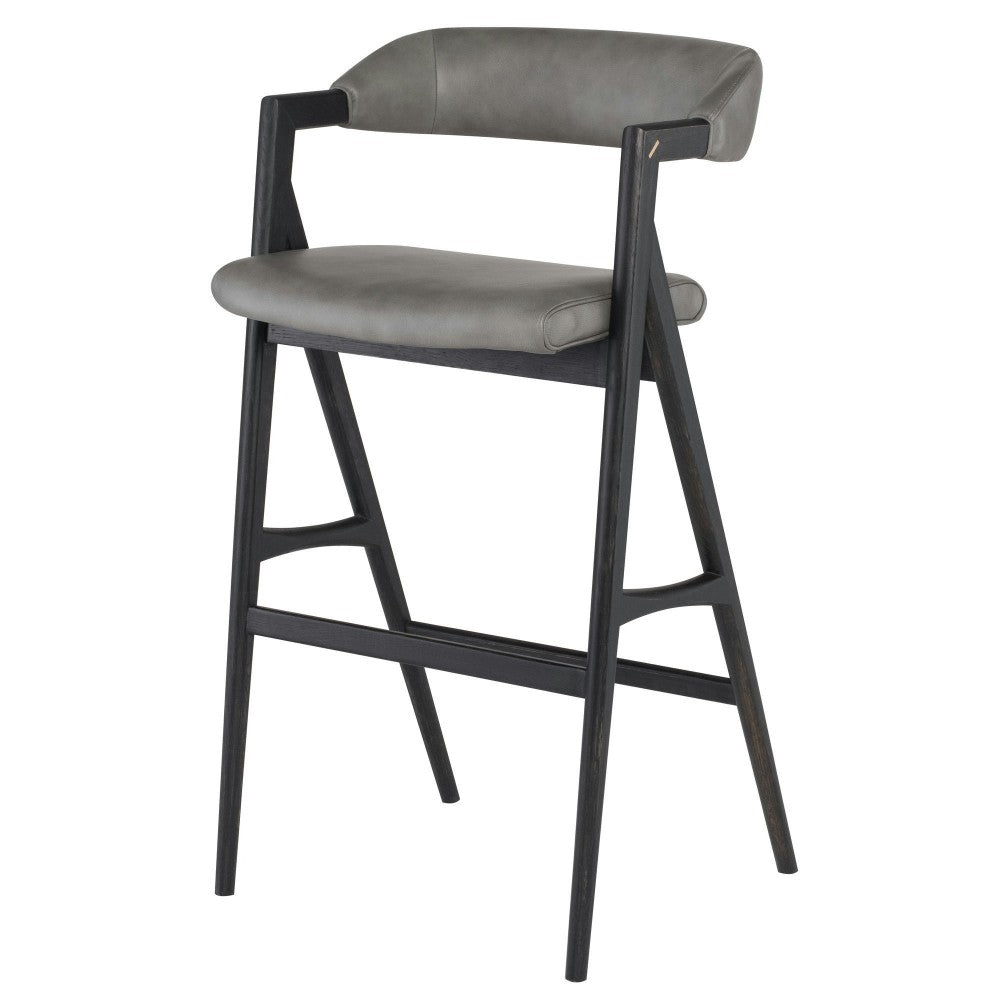 Anita Dove Leather Bar Stool