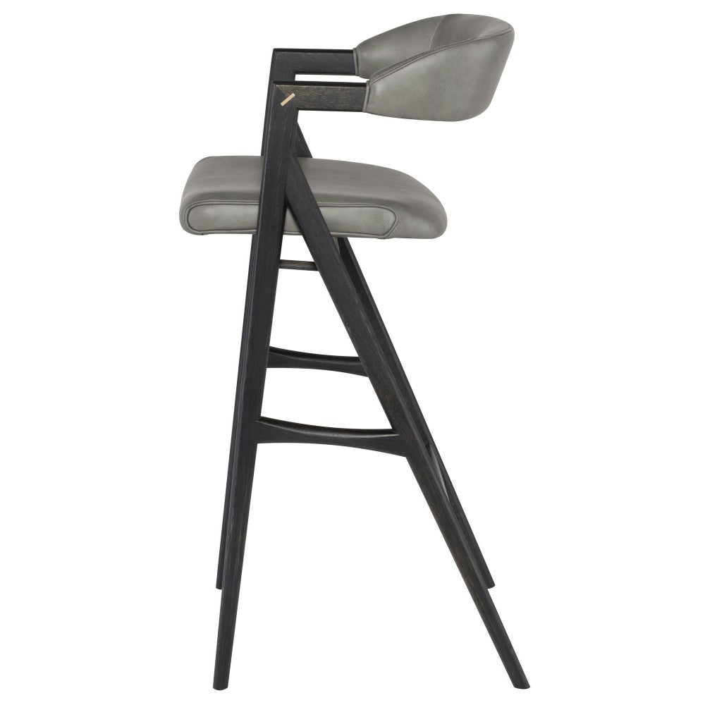 Anita Dove Leather Bar Stool