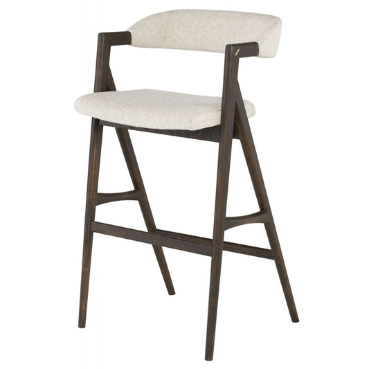 Anita Shell Fabric Bar Stool