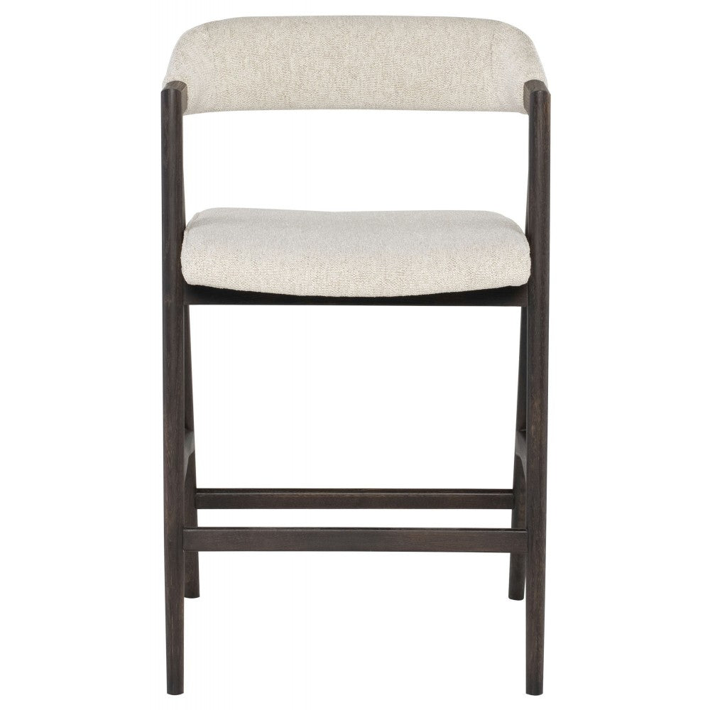 Anita Shell Fabric Counter Stool