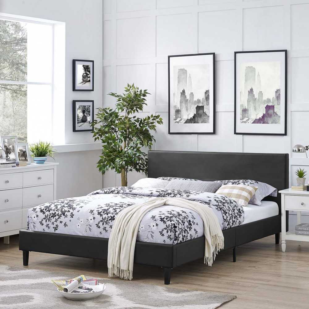 Anya Full Bed, Black