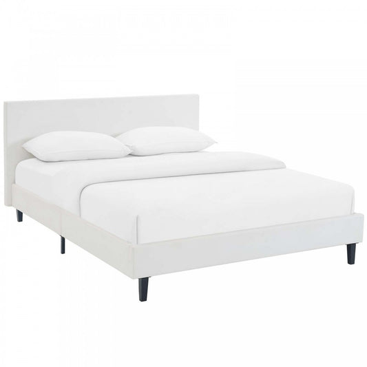 Anya Full Bed, White