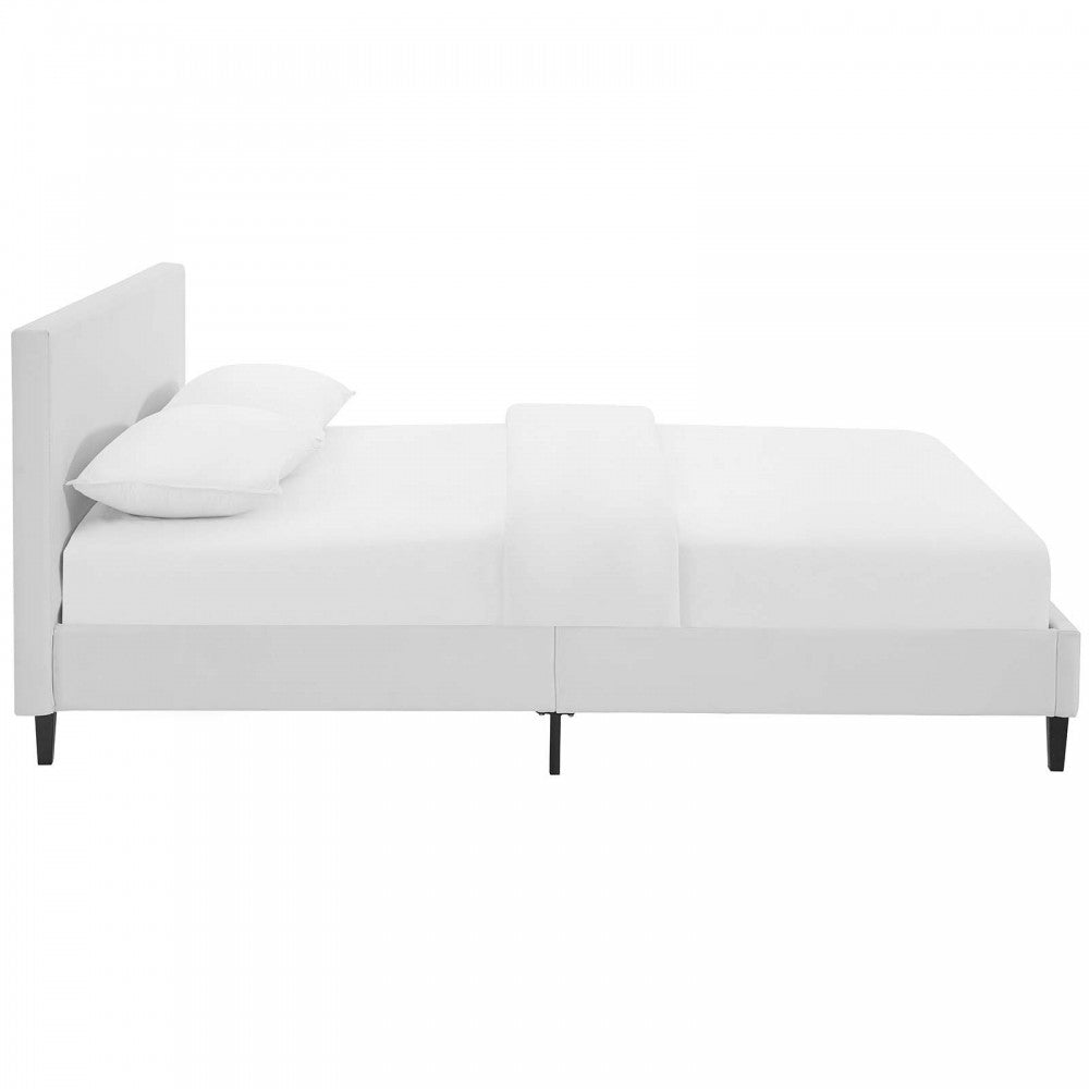 Anya Full Bed, White