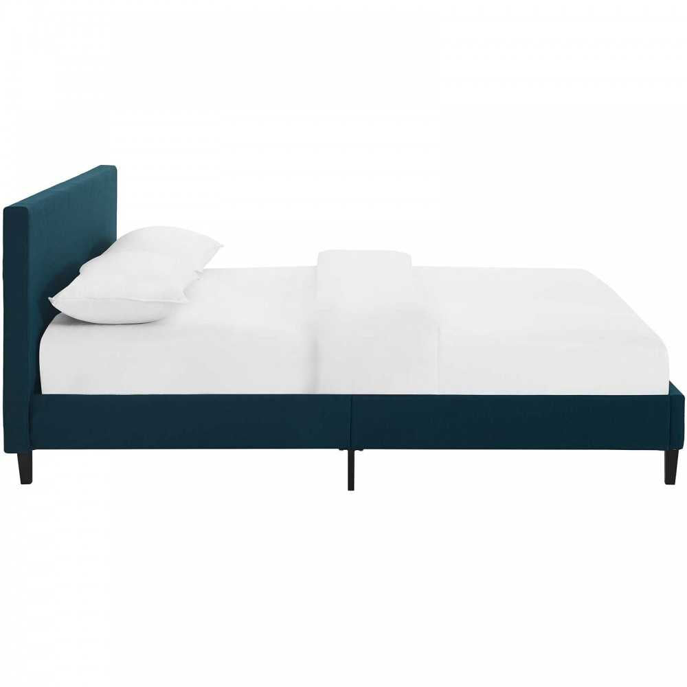 Anya Full Fabric Bed, Azure