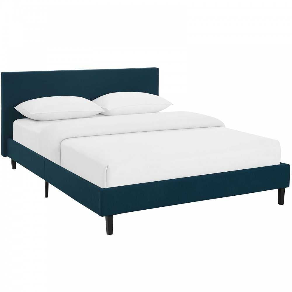 Anya Queen Bed, Azure