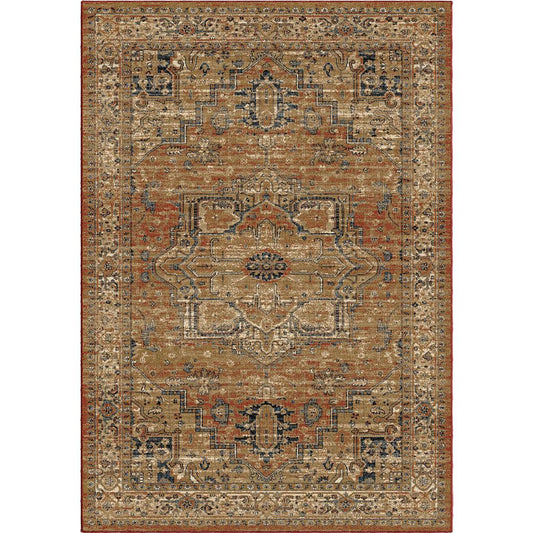 Palmetto Living Heriz Medallion Rust 7'8"x10'10"