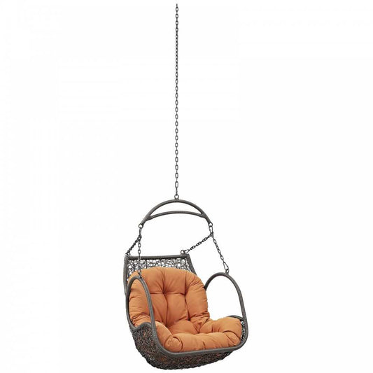Arbor Outdoor Patio Swing Chair Without Stand, Orange