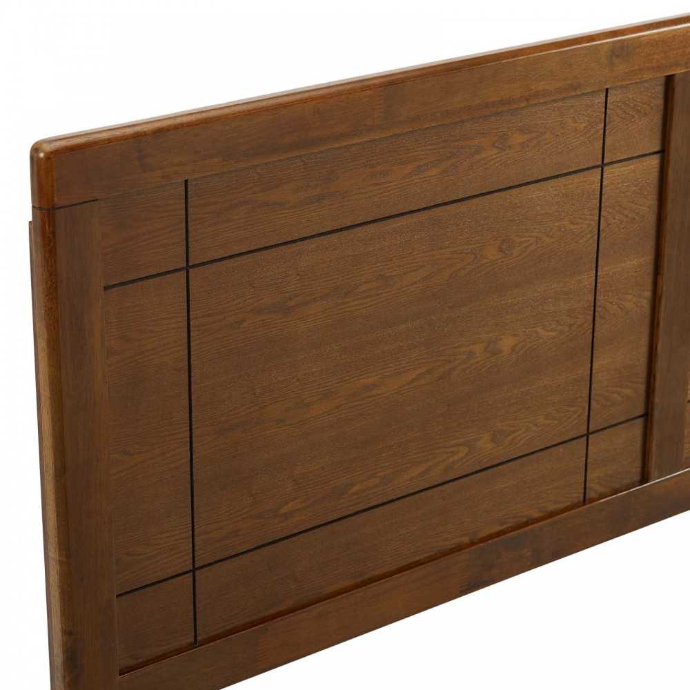 Archie King Wood Headboard, Walnut