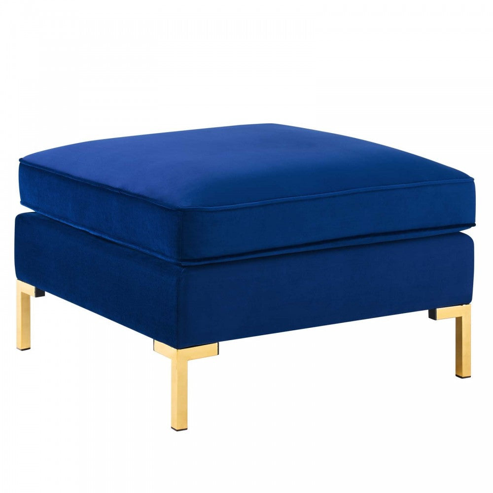 Ardent 5-Piece Performance Velvet Sectional Sofa, Navy, EEI-4273-NAV