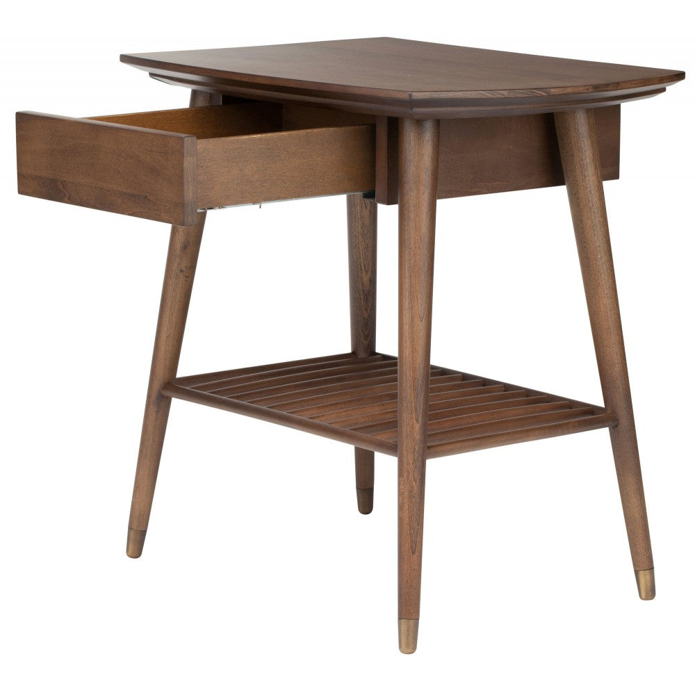 Ari Walnut Wood Side Table, HGST122