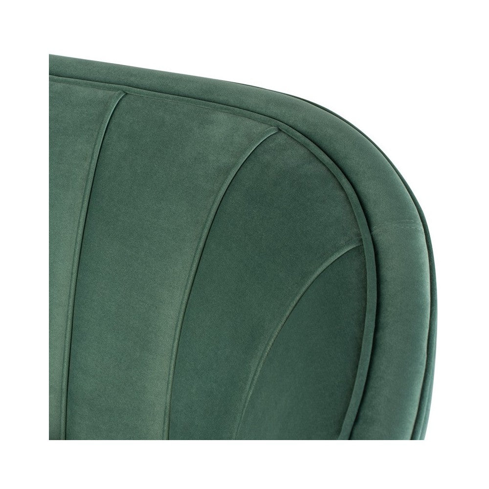 Aria Moss Fabric Double Seat Sofa