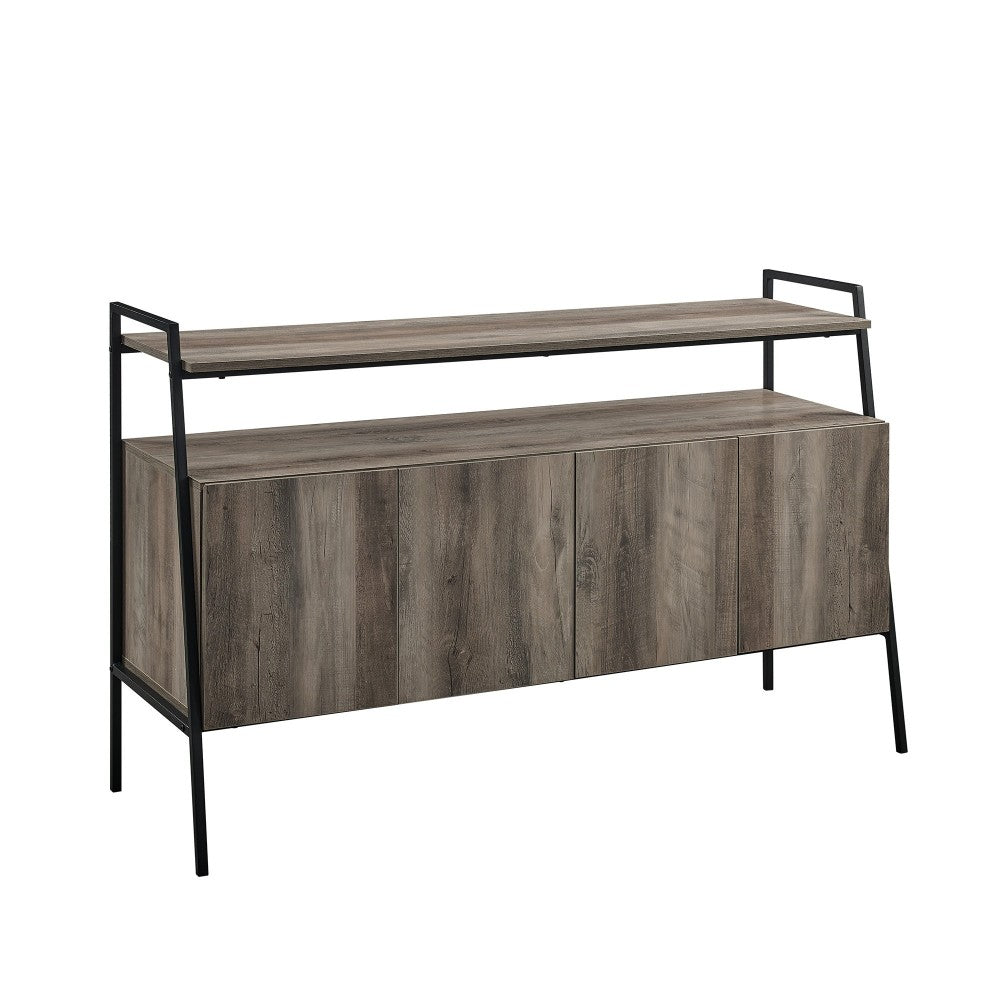 Arlo 52" Urban Industrial TV Stand - Gray Wash