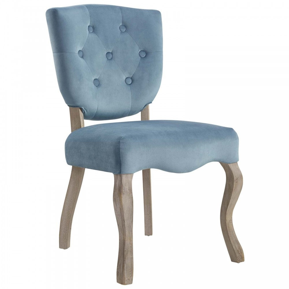 Array Dining Side Chair Set of 2, Sea Blue