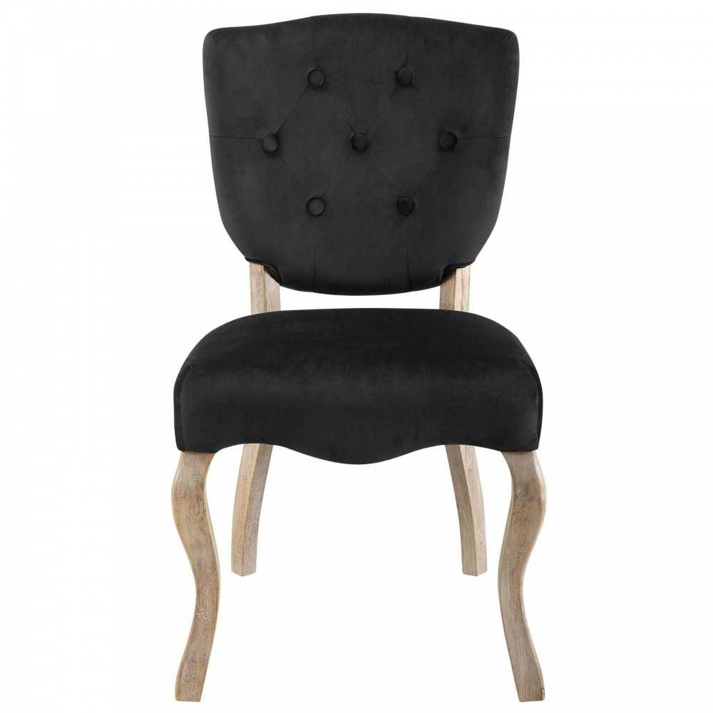 Array Dining Side Chair Set of 2, Black