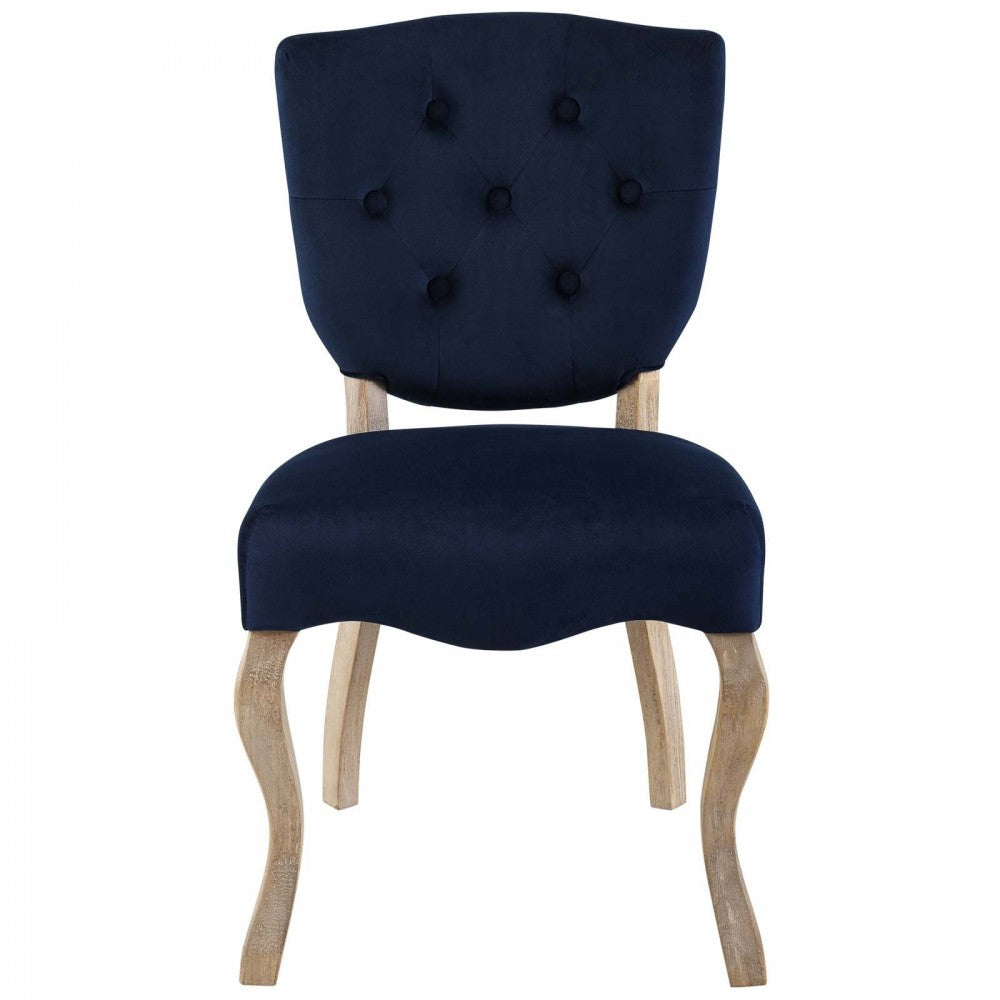 Array Dining Side Chair Set of 4, Midnight Blue