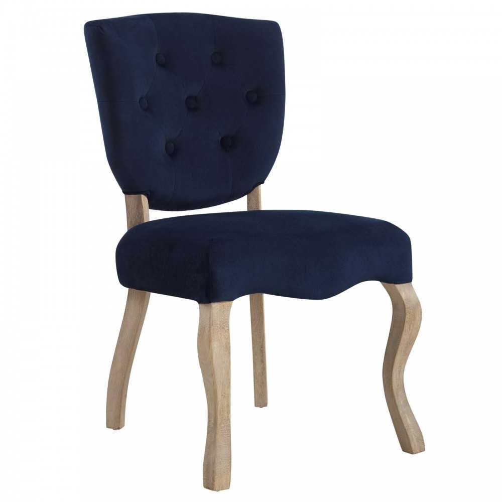 Array Dining Side Chair Set of 4, Midnight Blue