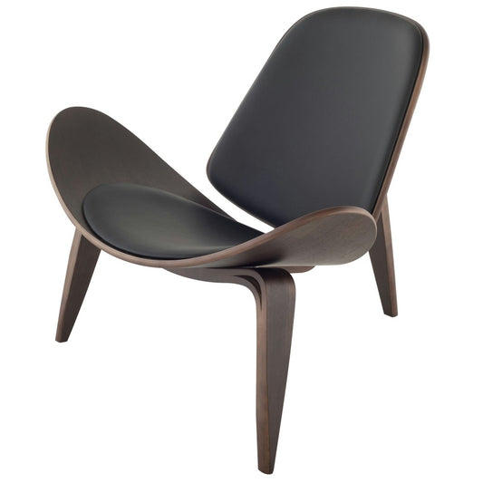 Artemis Black Leather Occasional Chair, HGEM359