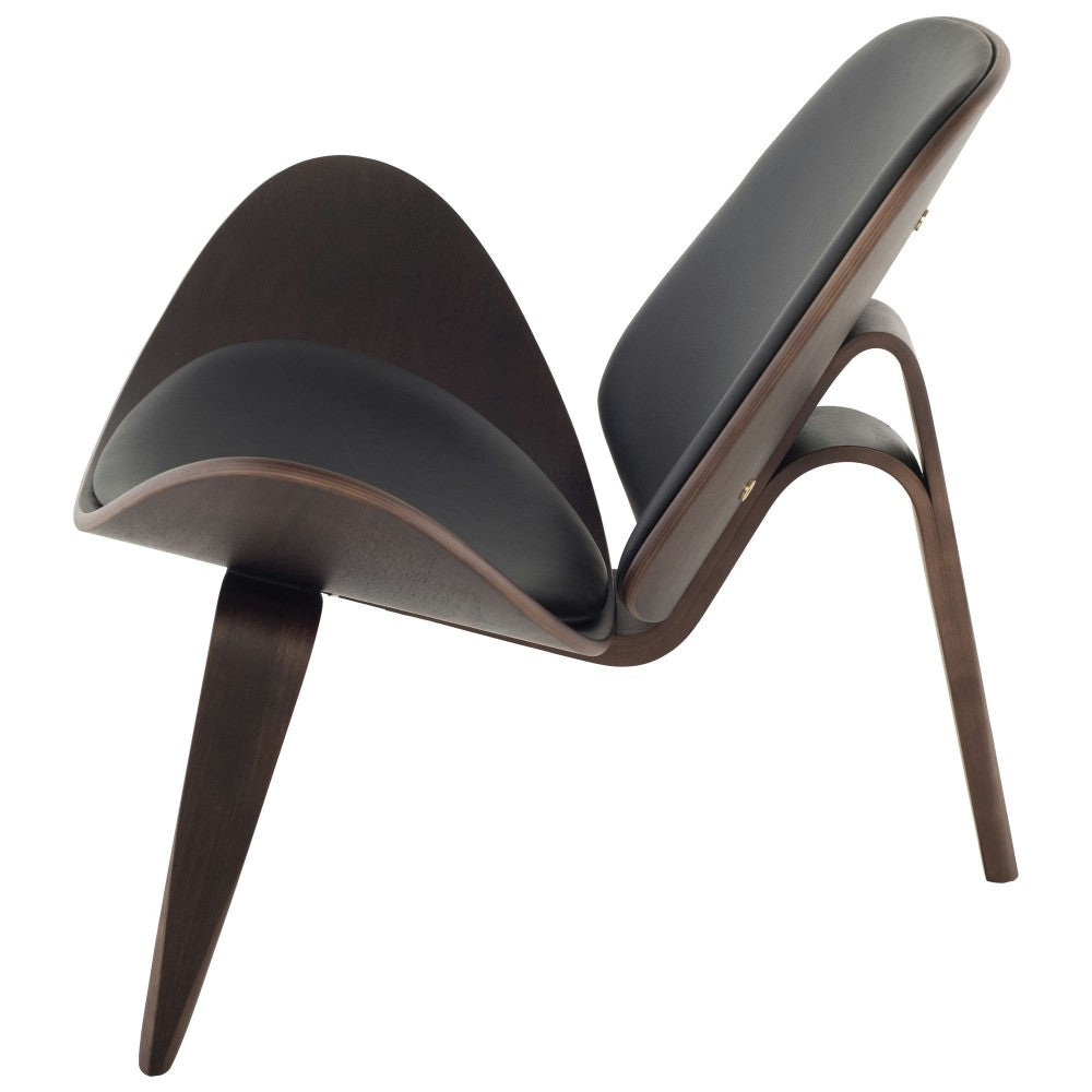 Artemis Black Leather Occasional Chair, HGEM359