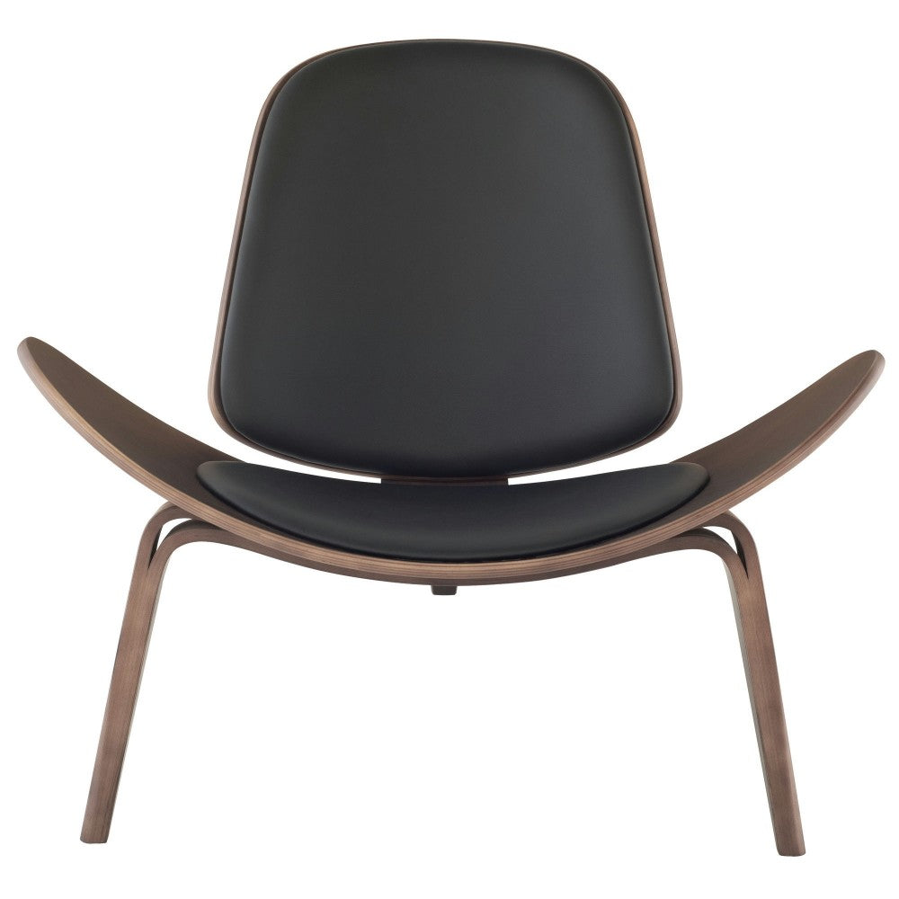 Artemis Black Leather Occasional Chair, HGEM359