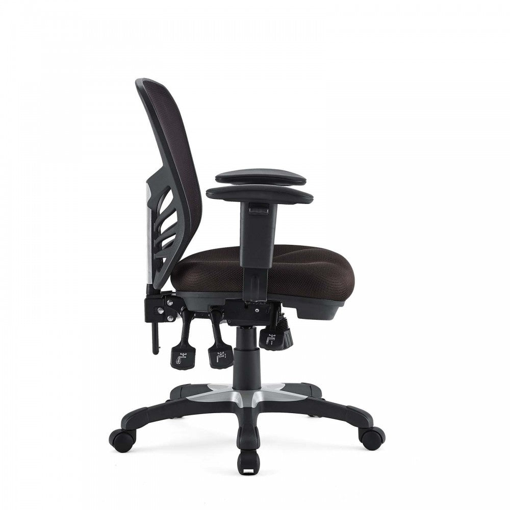 Articulate Mesh Office Chair, Brown