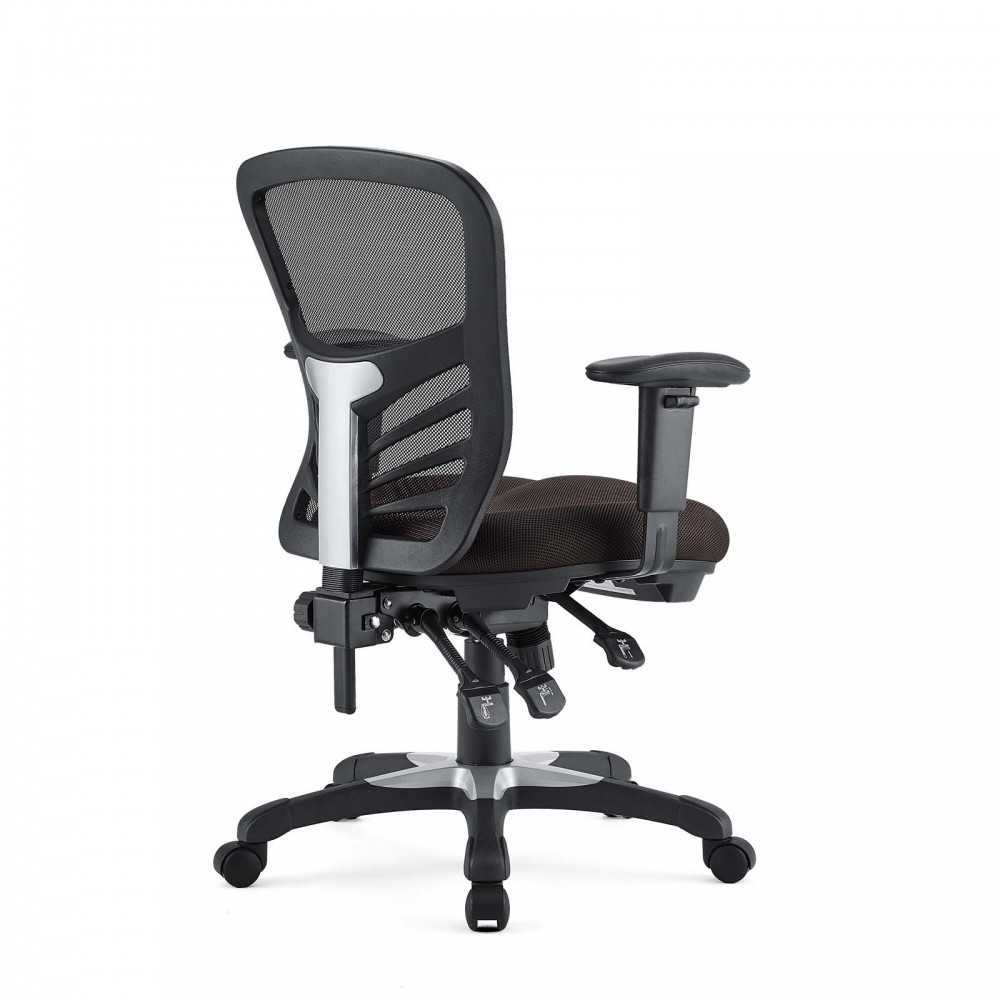 Articulate Mesh Office Chair, Brown