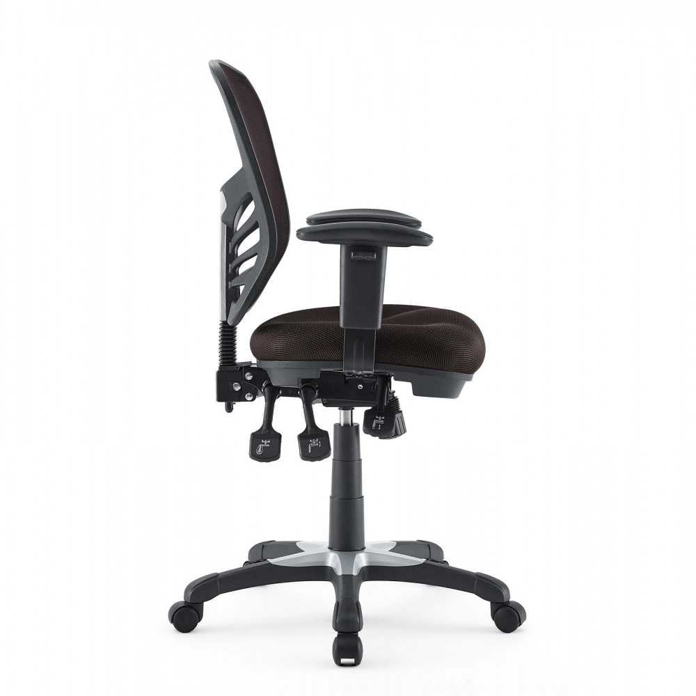 Articulate Mesh Office Chair, Brown