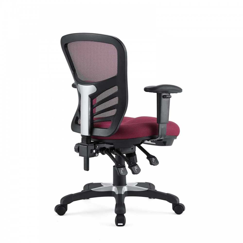 Articulate Mesh Office Chair, Red